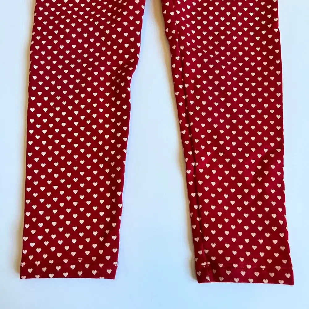 Baby Gap Red Heart Leggings
